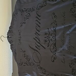 Supreme Long-sleeve Lightweight Shirt Hoodie - Size XL - Color Black